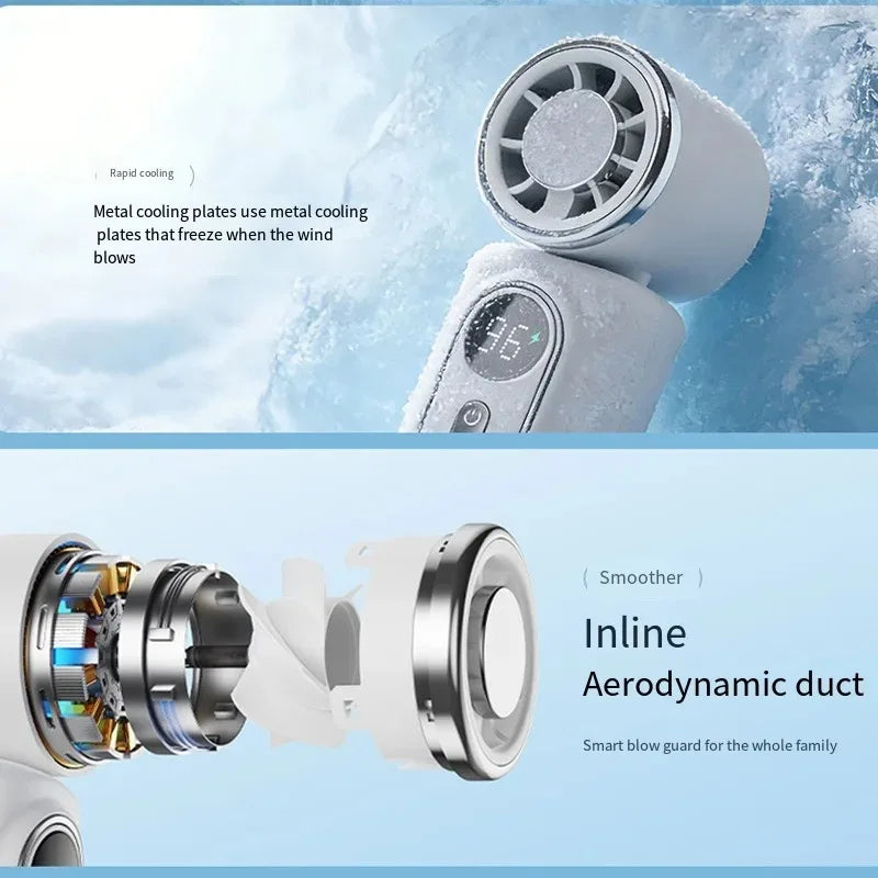 Portable Clip-On USB Fan with Rotatable Head