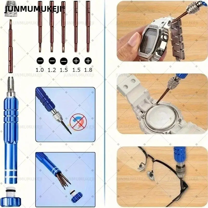 Complete Watch Repair Tool Kit with 147 Pieces