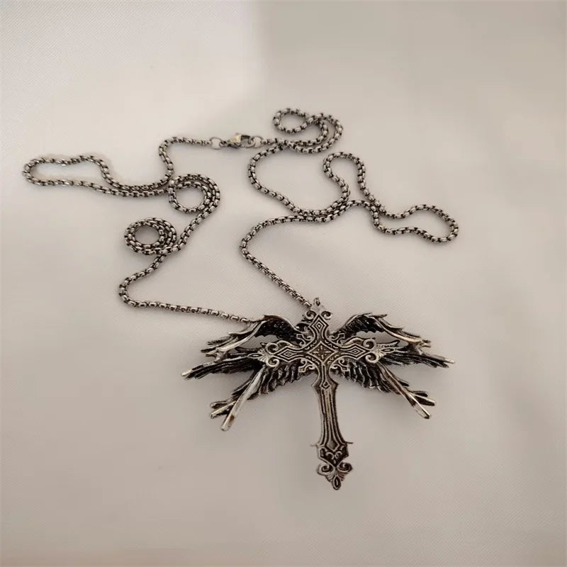 Vintage Cross Pendant Necklace