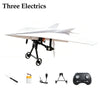 Electric Paper Airplane Kit with Gyro Stabilizer Remote Control