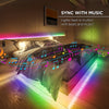 USB-Powered RGB LED Strip Lights with Music Sync