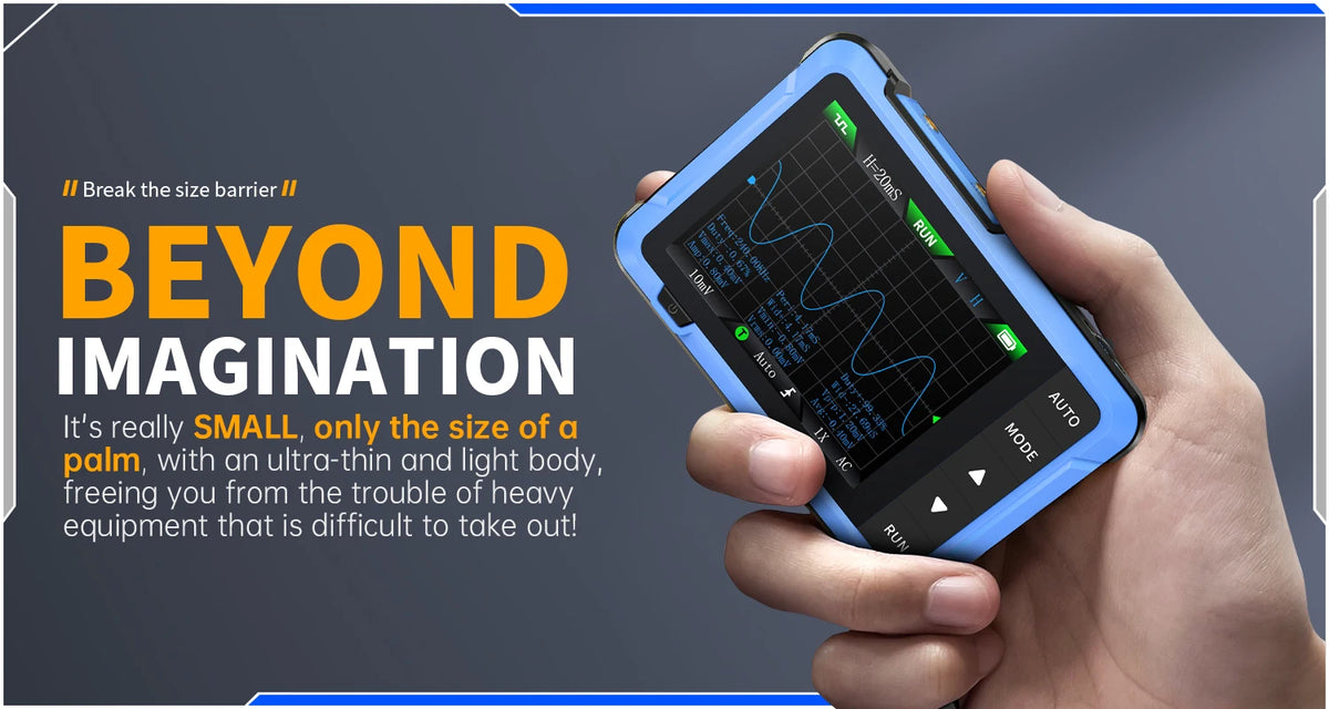 Handheld Digital Oscilloscope with Built-in Signal Generator