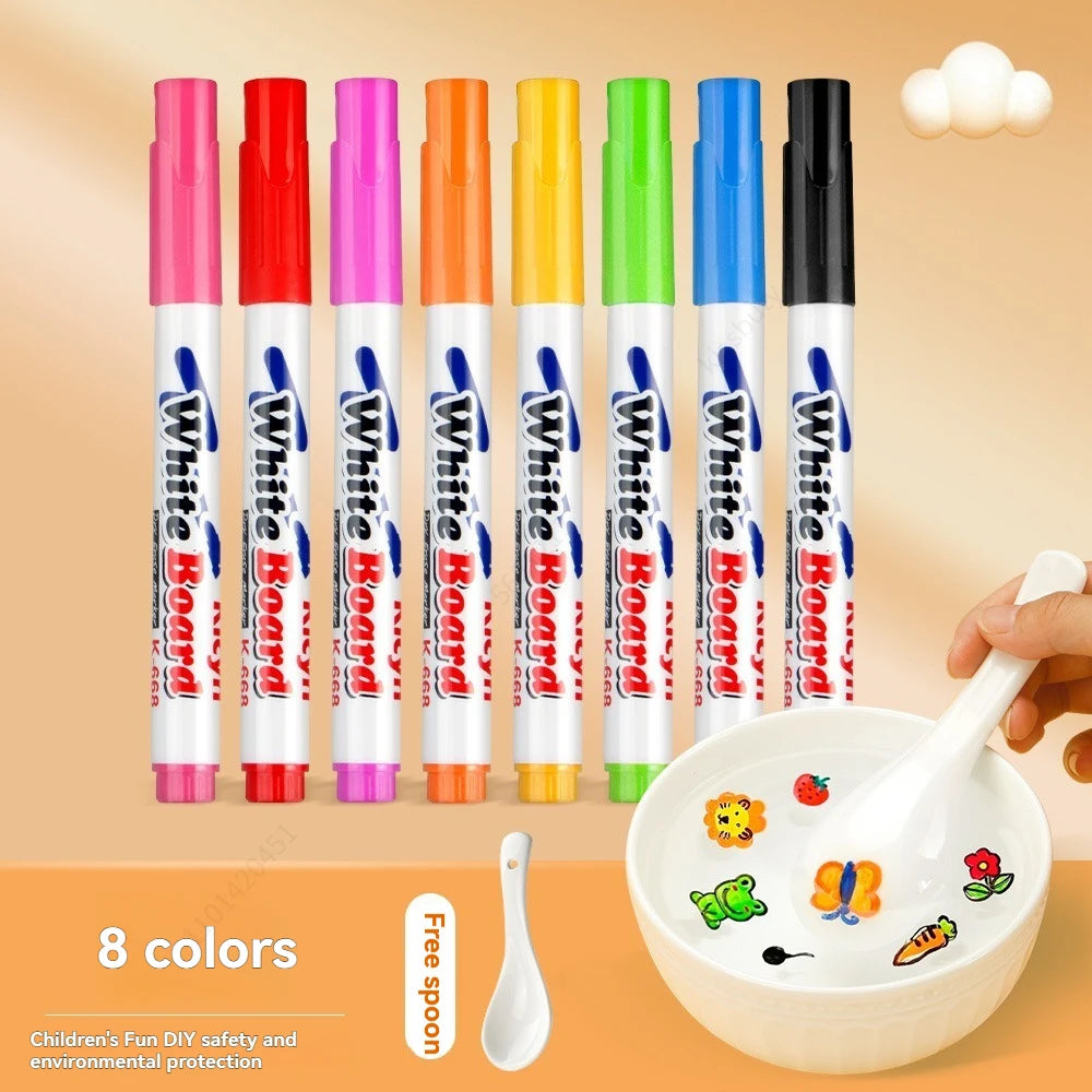 Erasable Whiteboard Markers for Glass, Ceramics & Office