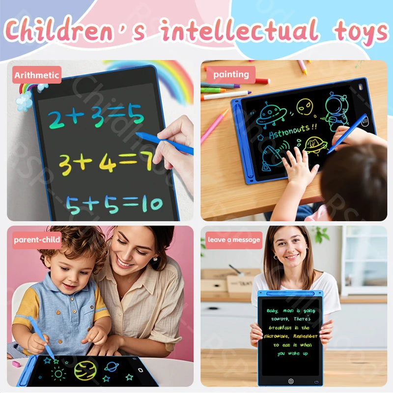 12-Inch LCD Writing Tablet for Kids – Reusable Electronic Drawing Board