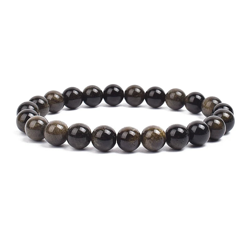 Armband aus Natursteinperlen