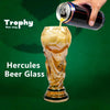 Football Trophy Beer Glass