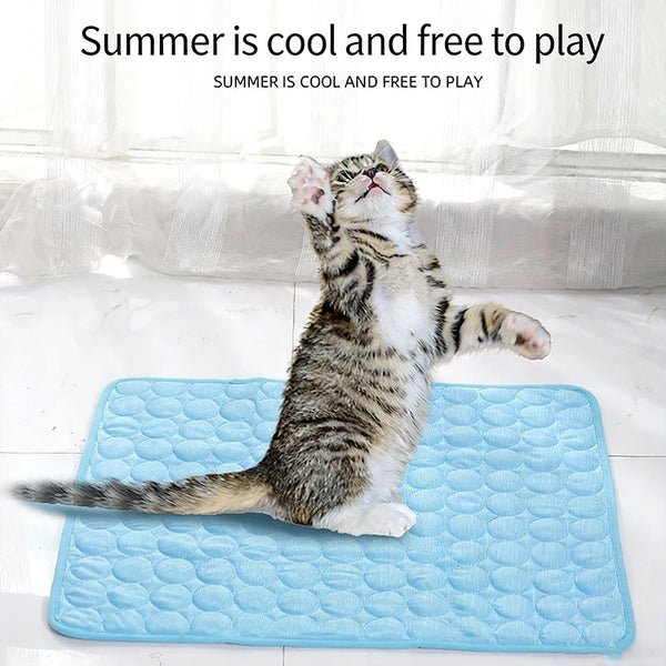 Breathable Ice Silk Pet Cooling Mat