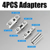 Socket Wrench Adapter & Reducer Kit (1/4" to 1/2" Drive)