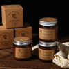 Hand-Poured Soy Wax Aromatherapy Candle in Amber Glass Jar