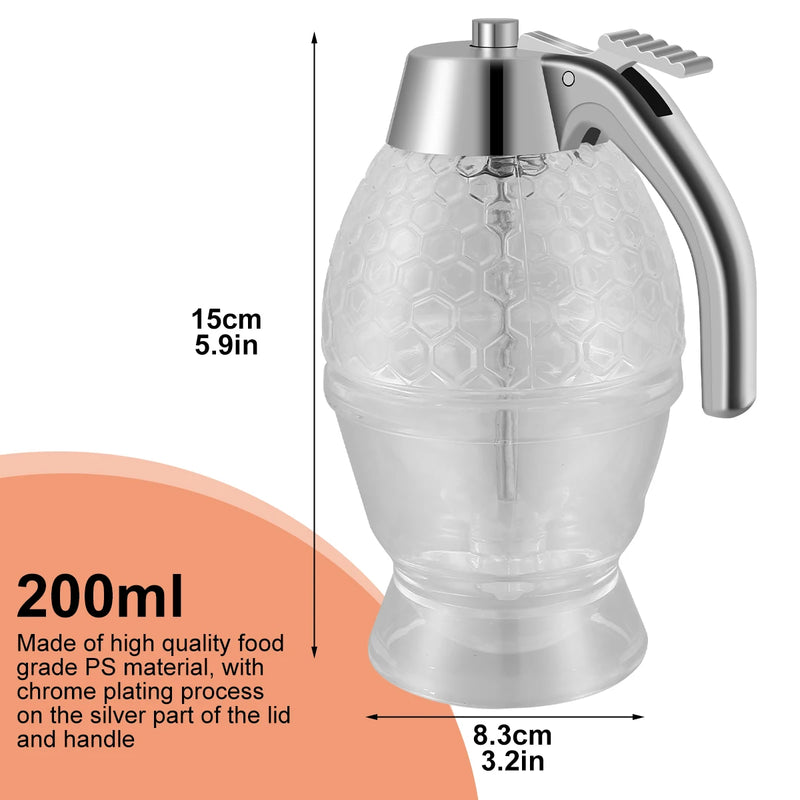 200 ml No-Drip Honey Dispenser with Stand