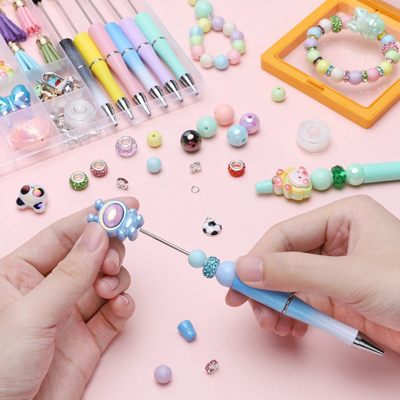 DIY Beadable Pen & Bracelet Craft Kit