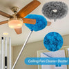 Ceiling Fan Cleaner with Extendable Pole and Microfiber Head