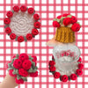 Crochet Rose Bouquet Coaster