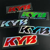 KYB Fork Suspension Decal Stickers for Motorcycles (2-Pack)