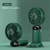 Portable Neck Fan with LED Display and Phone Stand