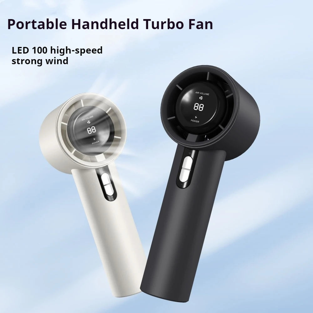 Powerful USB Rechargeable Handheld Fan