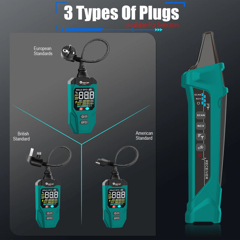Smart Circuit Breaker Finder & Outlet Tester