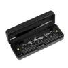 Black harmonica case with a 10-hole design and numbered keys