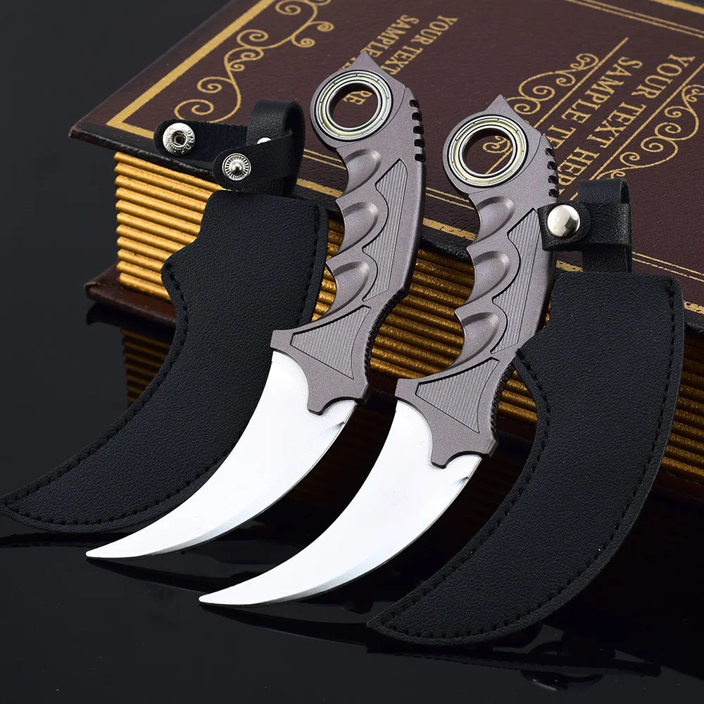 Blue Dragon Claw Folding Knife Model - 18cm Collectible Tactical Karambit