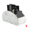 PU Leather Remote Control Organizer with 5 Compartments