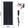 Portable Solar Power Kit with Multi-Output Controller