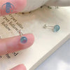 Minimalist Moonstone Stud Earrings