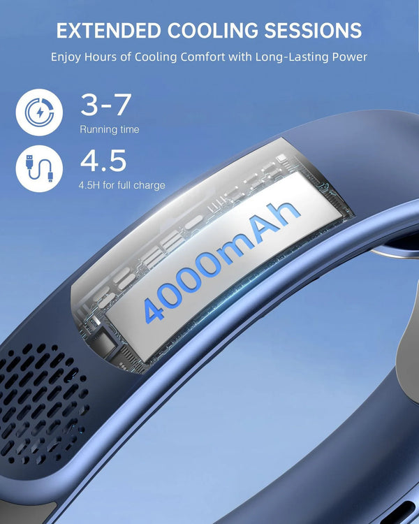 Rechargeable Bladeless Neck Fan
