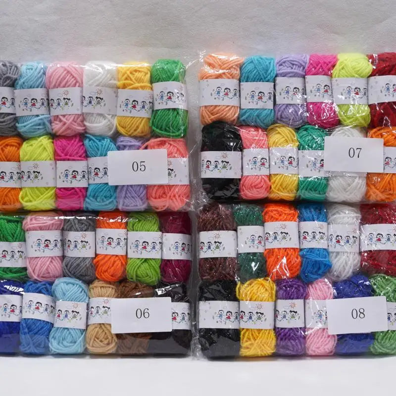 Milk Cotton Yarn Crochet Kit with Hooks & Markers