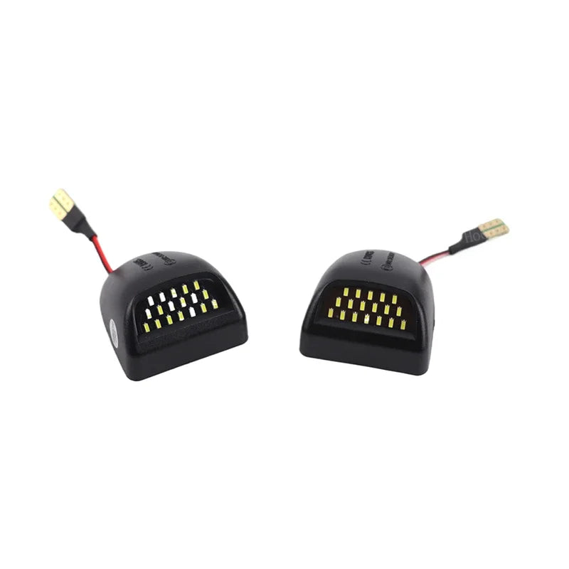 White LED License Plate Lights for Chevrolet Silverado, GMC Sierra, and More