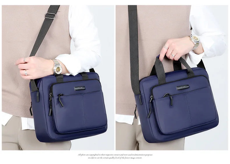 Large-Capacity Men's Messenger Bag with A4 Compatibility