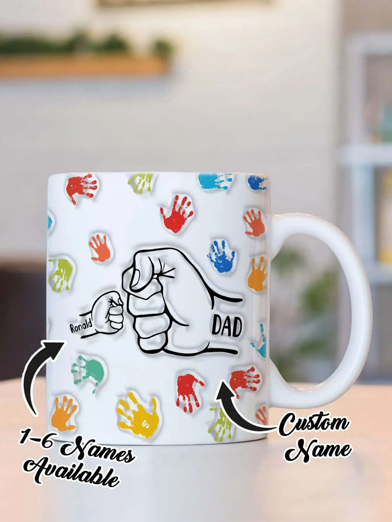 Taza de Café Personalizada 3D para Papá