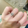 Marquise Moissanite Wedding Ring in 925 Sterling Silver