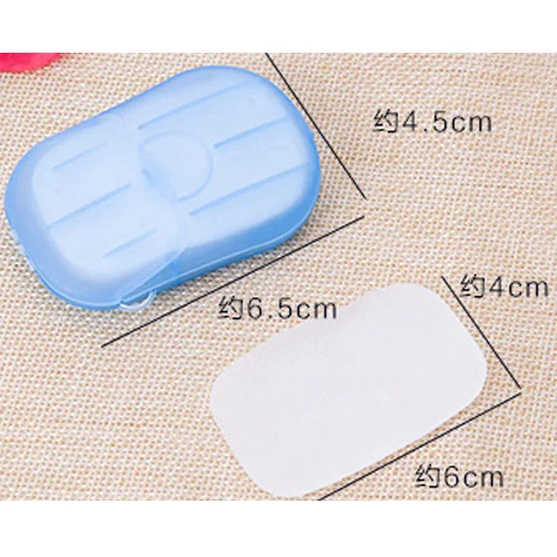 Portable Soap Paper Sheets with Mini Case