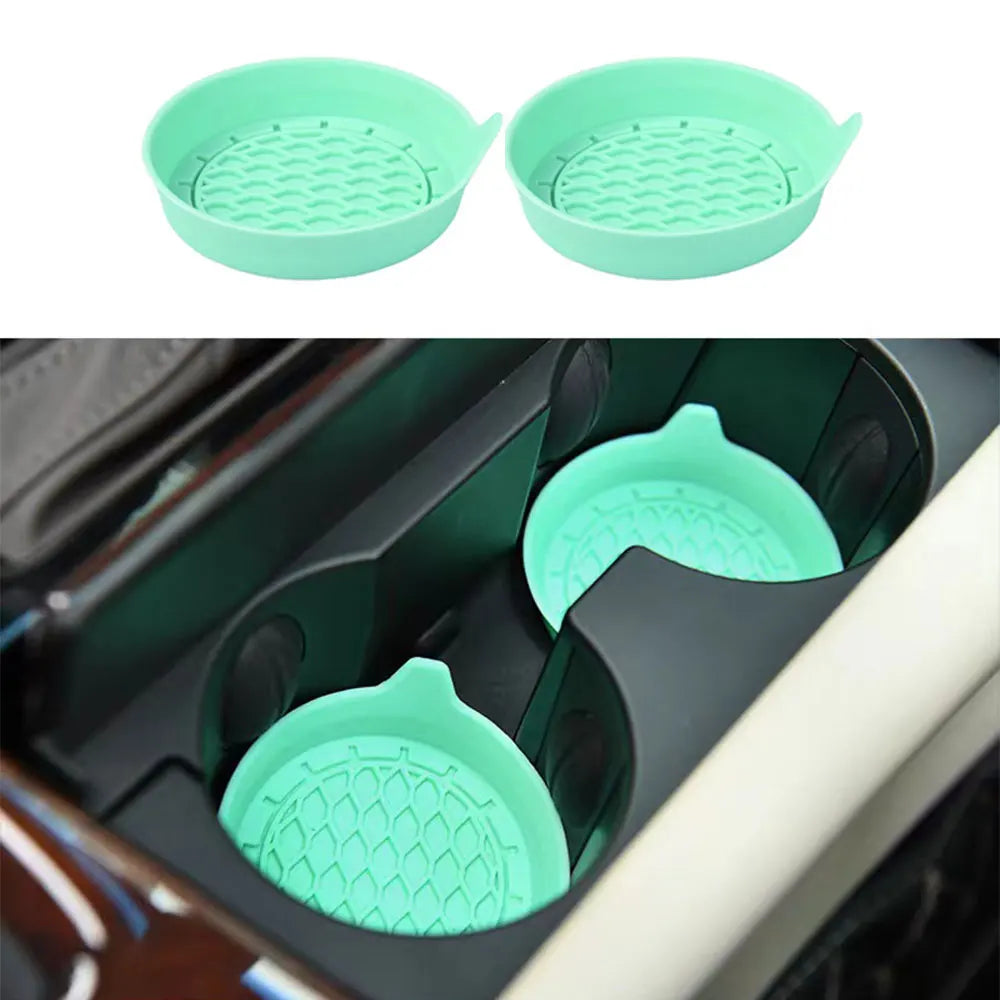 Non-Slip Silicone Car Cup Holder Coasters