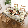 Floral Lace Tablecloth with Elegant European Print