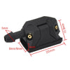 Black 4-way adjustable car windshield washer nozzles with various size options