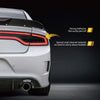Smoked Tail Light Tint Overlays for Dodge Charger (2015-2022)