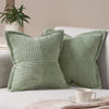 Corduroy Lumbar Pillow Cover for Office and Home