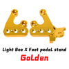 Durable Aluminum Footpegs with Pedal Bracket for Electric Dirt Bikes