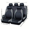 Premium PU Leather Car Seat Cover Set – Full Protection for Sedans, SUVs & Trucks