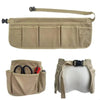 Tan heavy-duty tool apron with twelve pockets for gardening and work