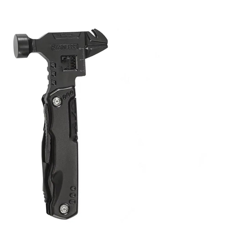 Compact Multi-Tool Folding Pliers with Hammer