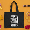 Sac Tote en Toile Durable pour Enseignants