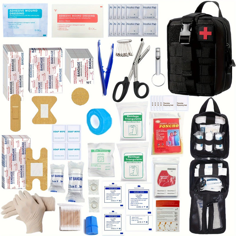 Portable First Aid Kit for Home & Travel