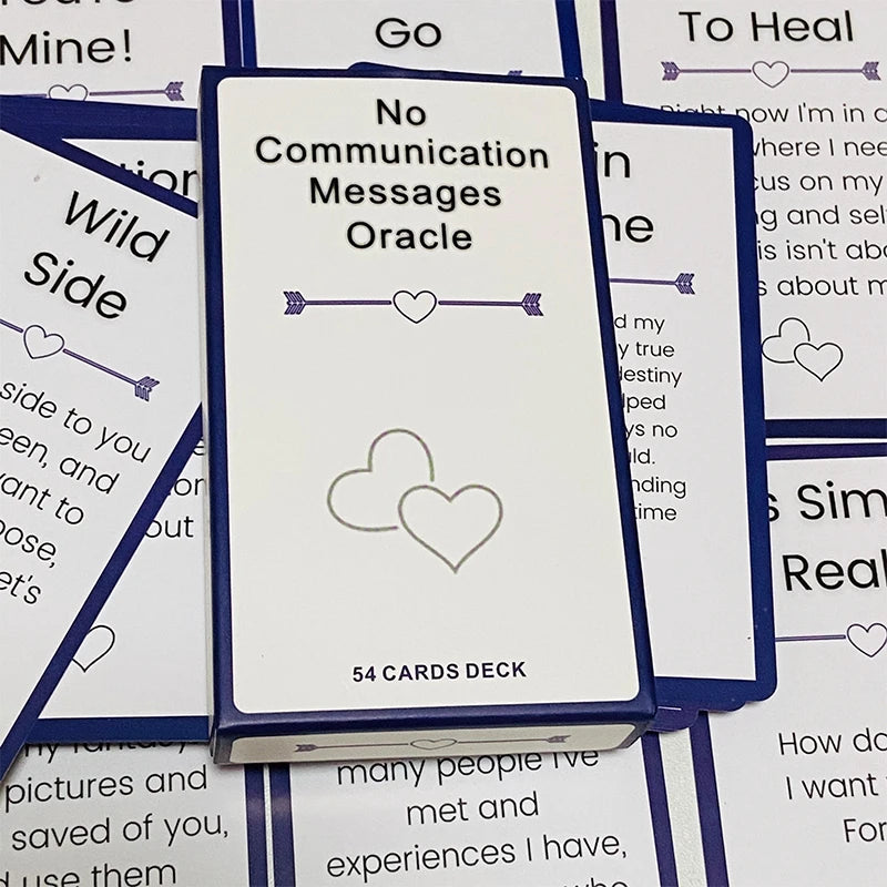 54-Card English Oracle Deck for Intuitive Guidance & Reflection