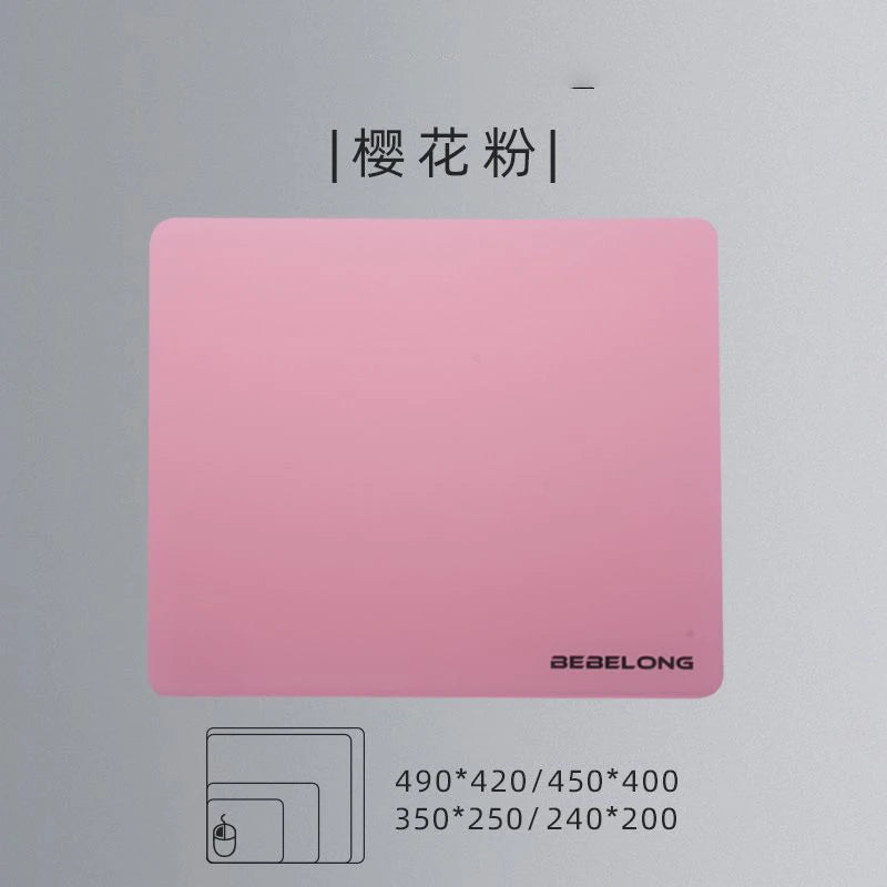 Frosted Glass Mouse Pad with Non-Slip Base