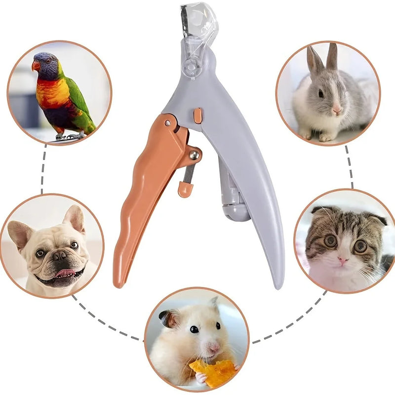 Recortauñas para Mascotas con LED y Protección de Seguridad
