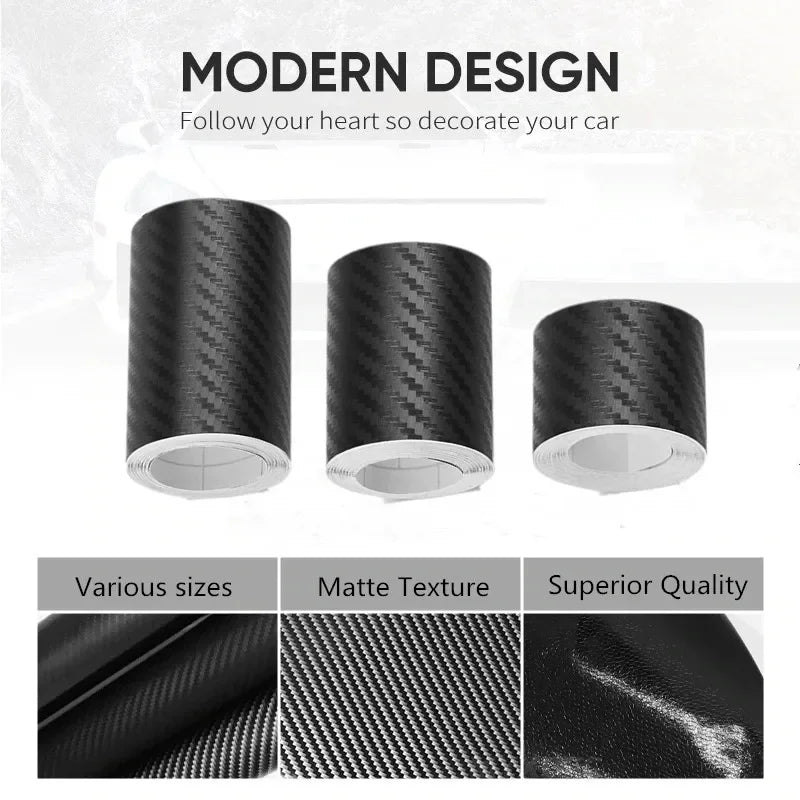Nano Carbon Fiber Car Door Edge Protector Tape