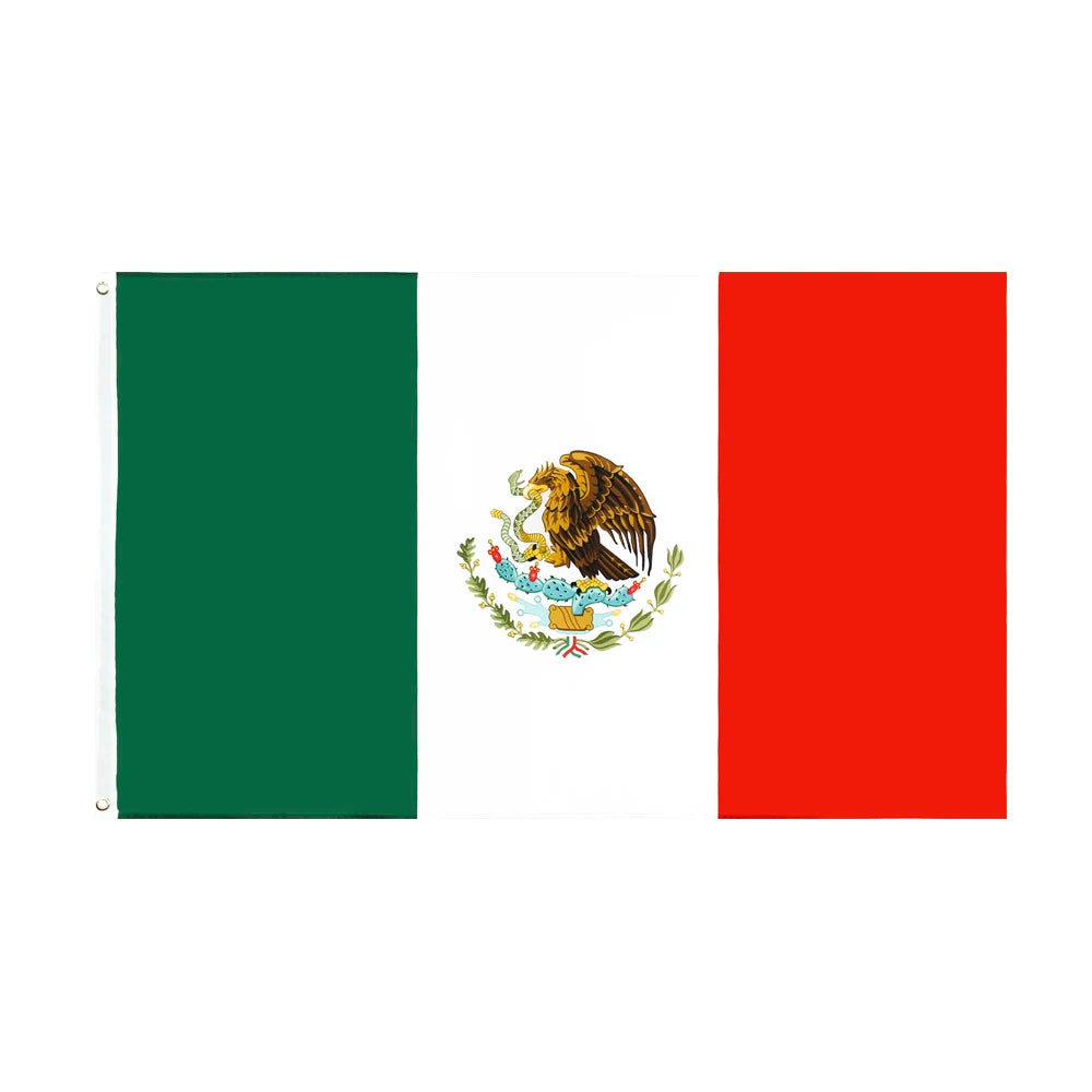 Mexico Flag 3x5 ft – Durable Outdoor & Indoor Decorative Banner