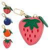 Fruit-Shaped PU Leather Coin Purse with Keychain